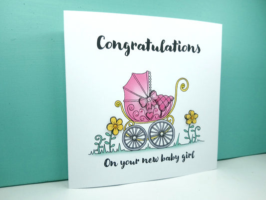 New Baby Girl Card