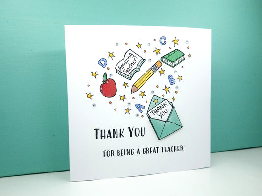 Thank you Teacher Card