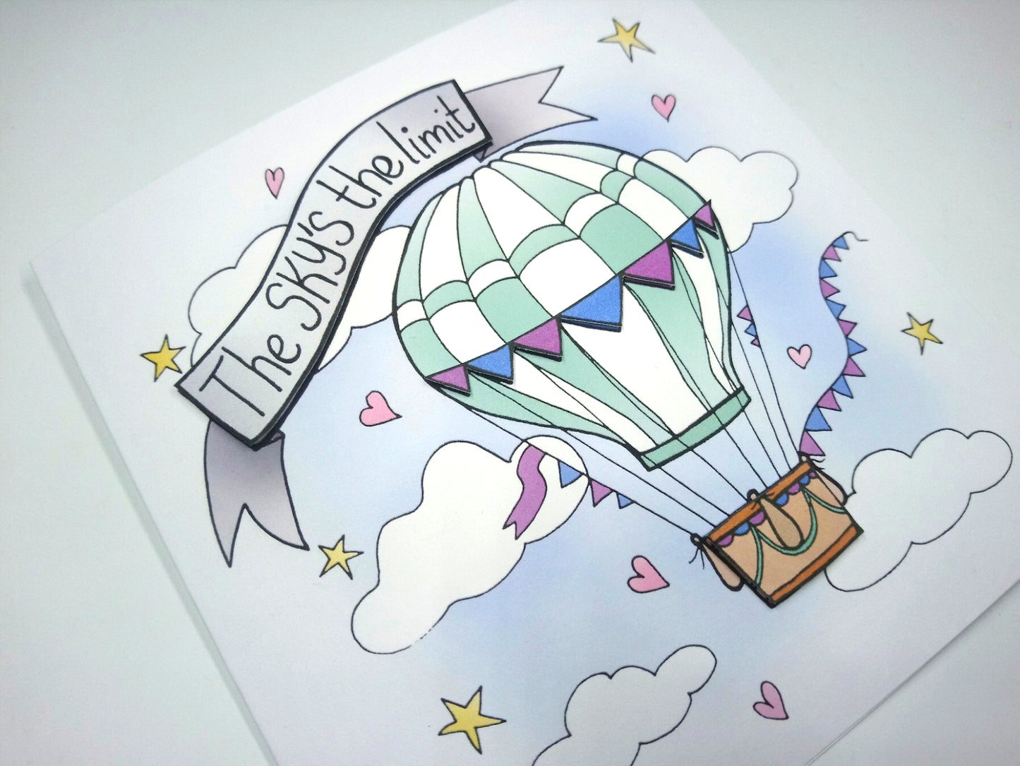 Air balloon the sky's the limit Card