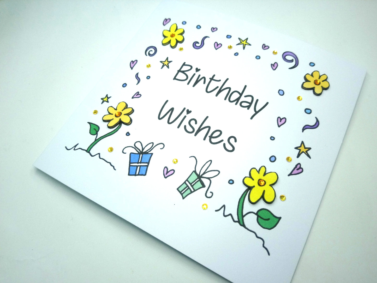 Flowers Birthday Wishes Card