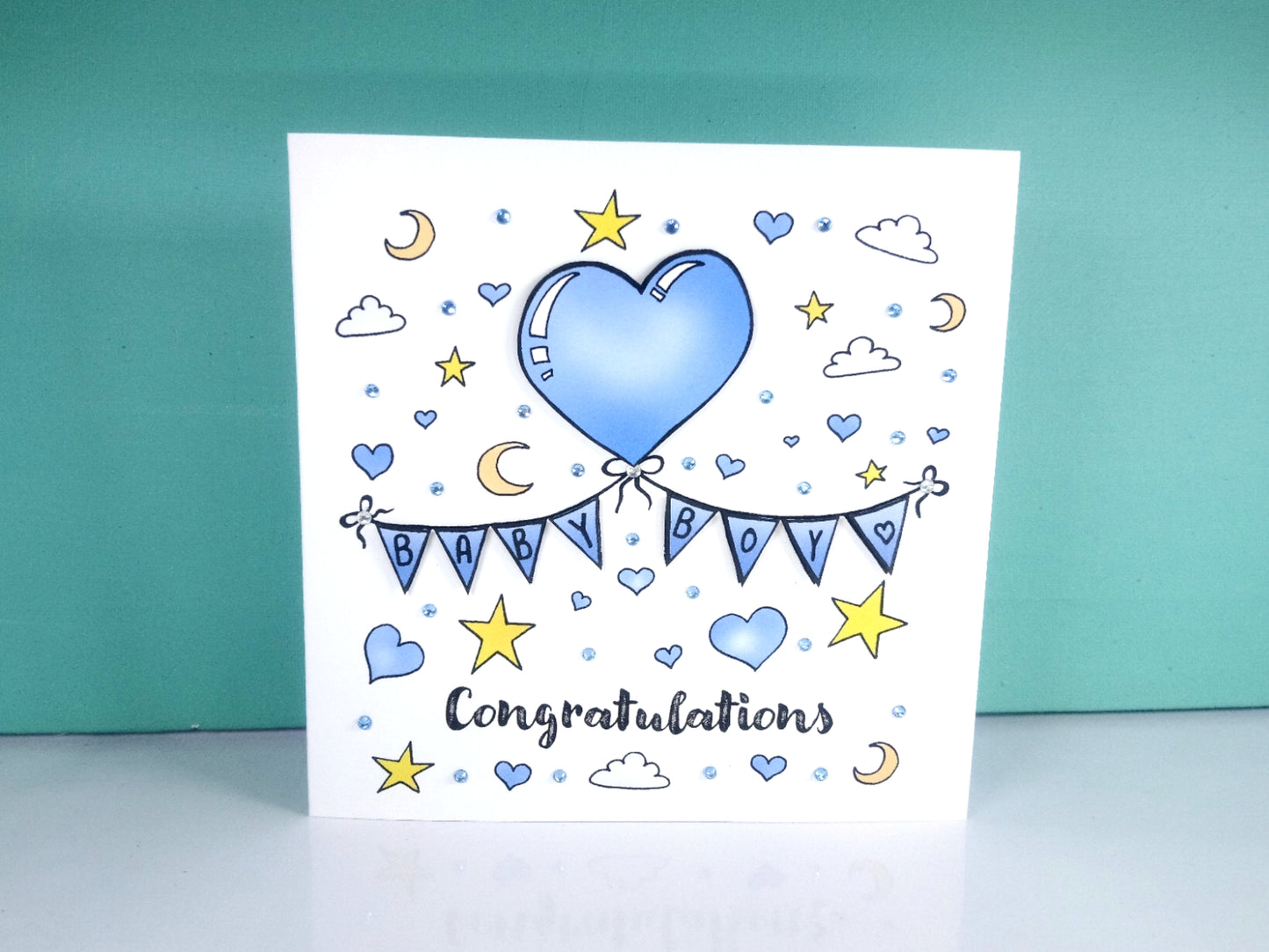 Congratulations Baby Boy Card
