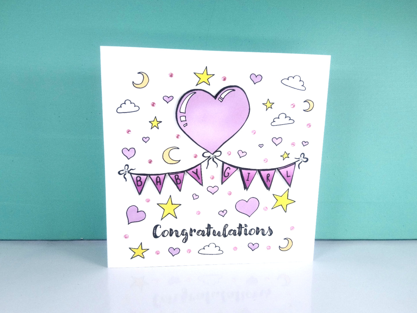 Congratulations Baby Girl Card