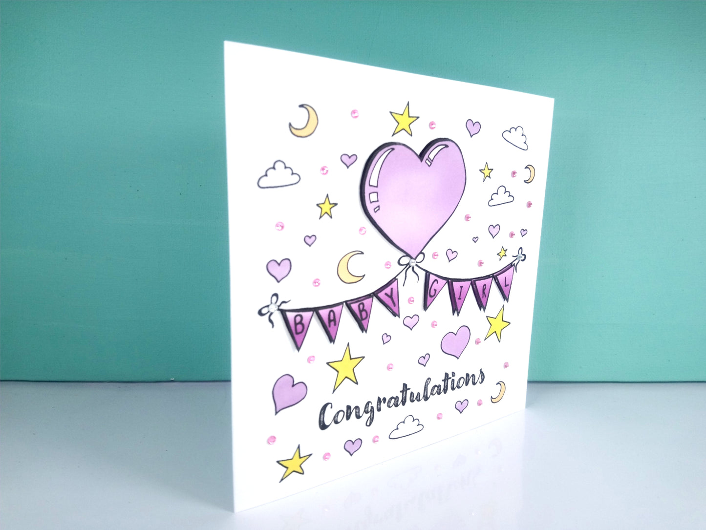 Congratulations Baby Girl Card