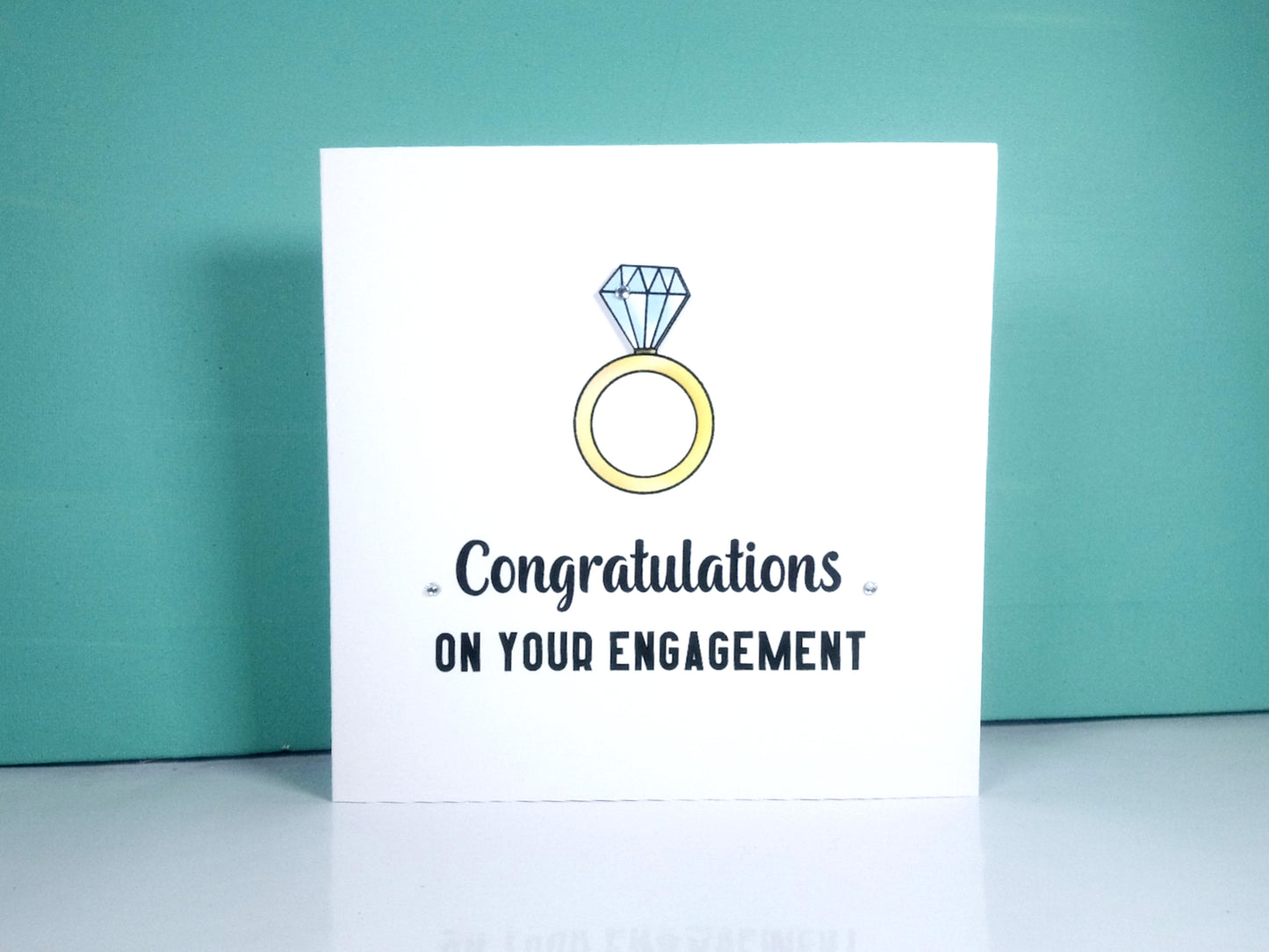 Congratulations on your Engagement Card - Ring