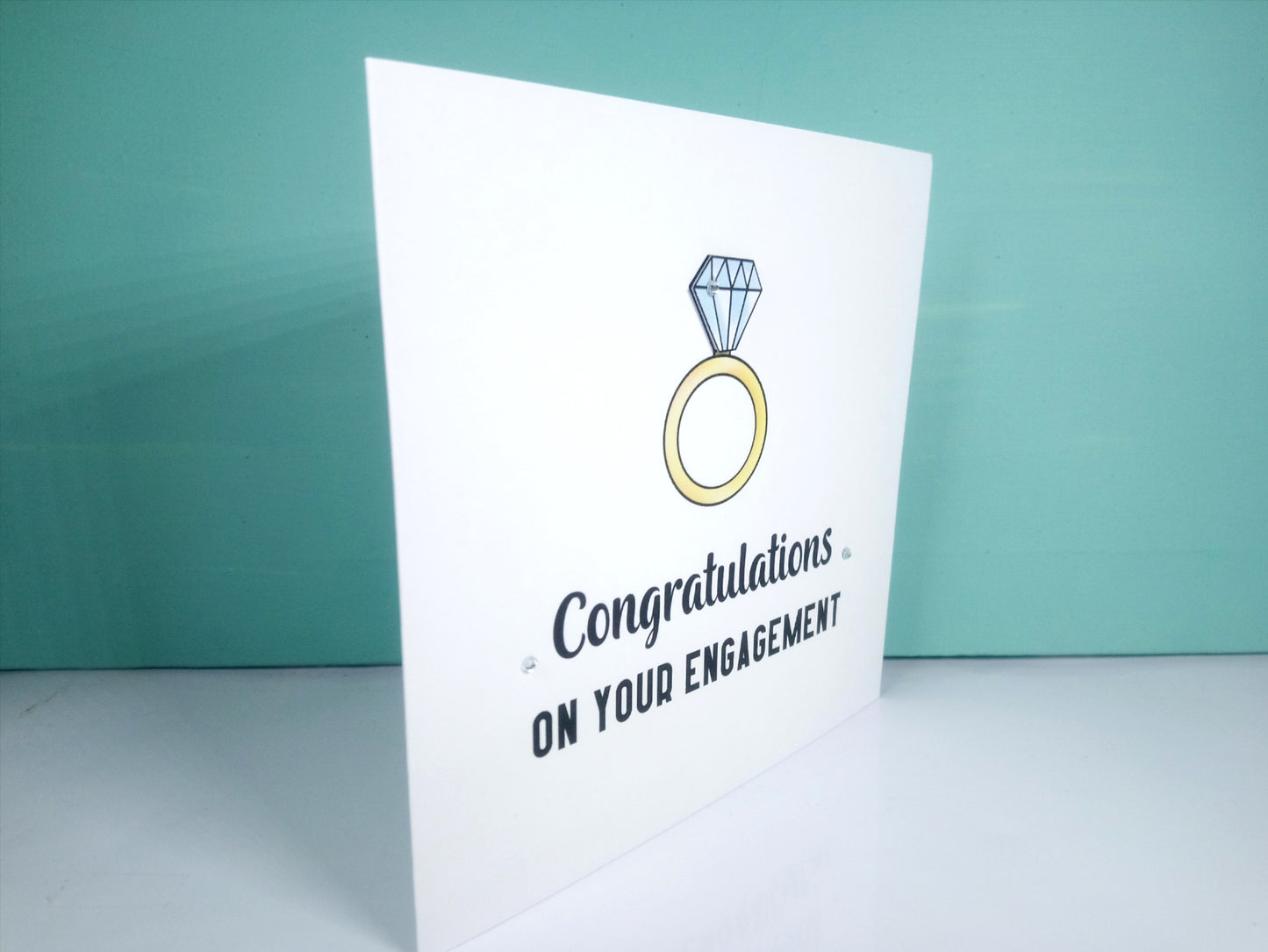Congratulations on your Engagement Card - Ring