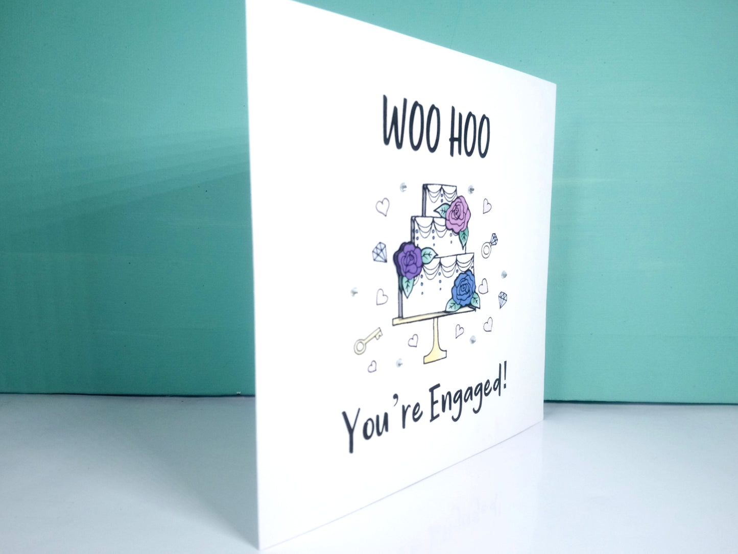 Woohoo you're Engaged Card