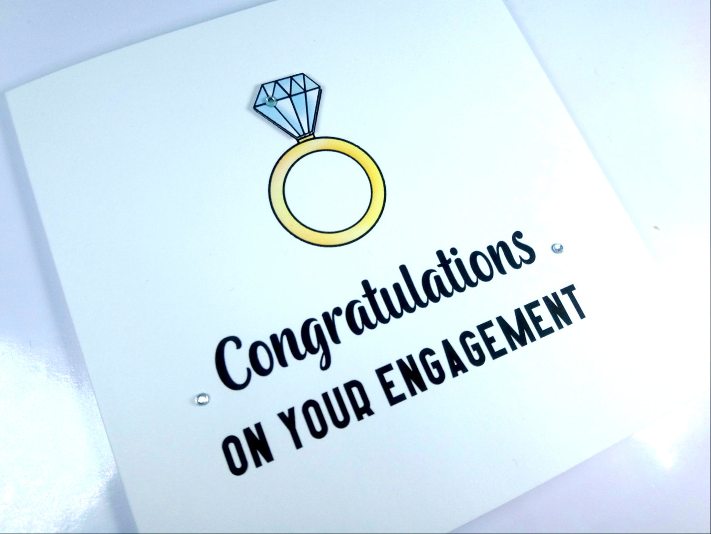 Congratulations on your Engagement Card - Ring