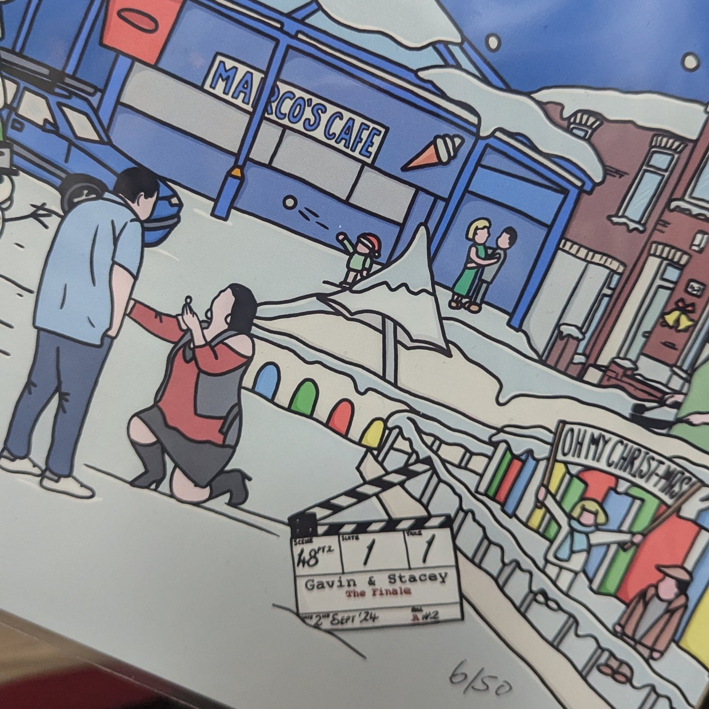 Limited Edition "The Finale" Gavin and Stacey inspired A4 Print