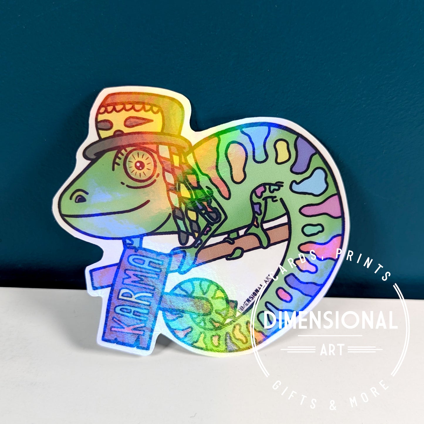 Karma Chameleon Sticker