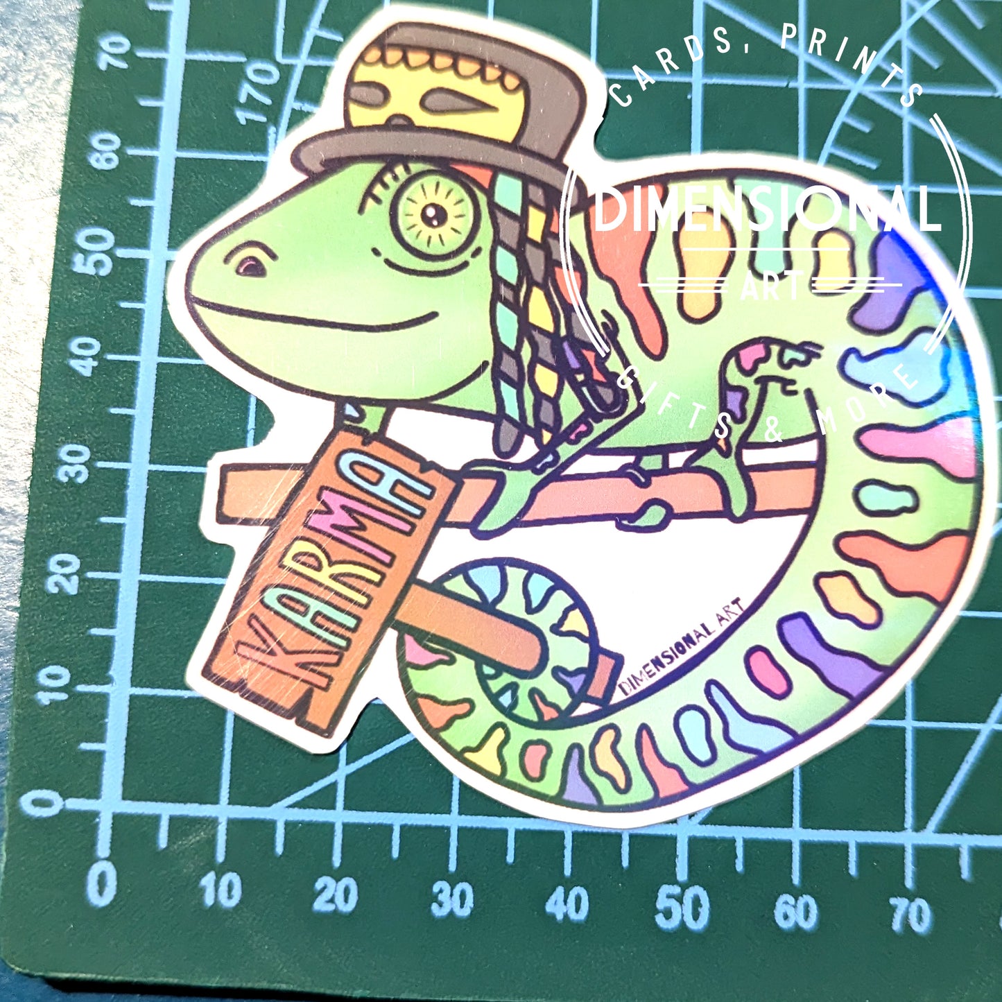Karma Chameleon Sticker
