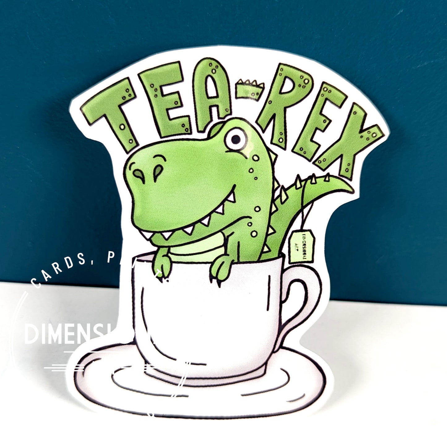 Tea-rex Sticker