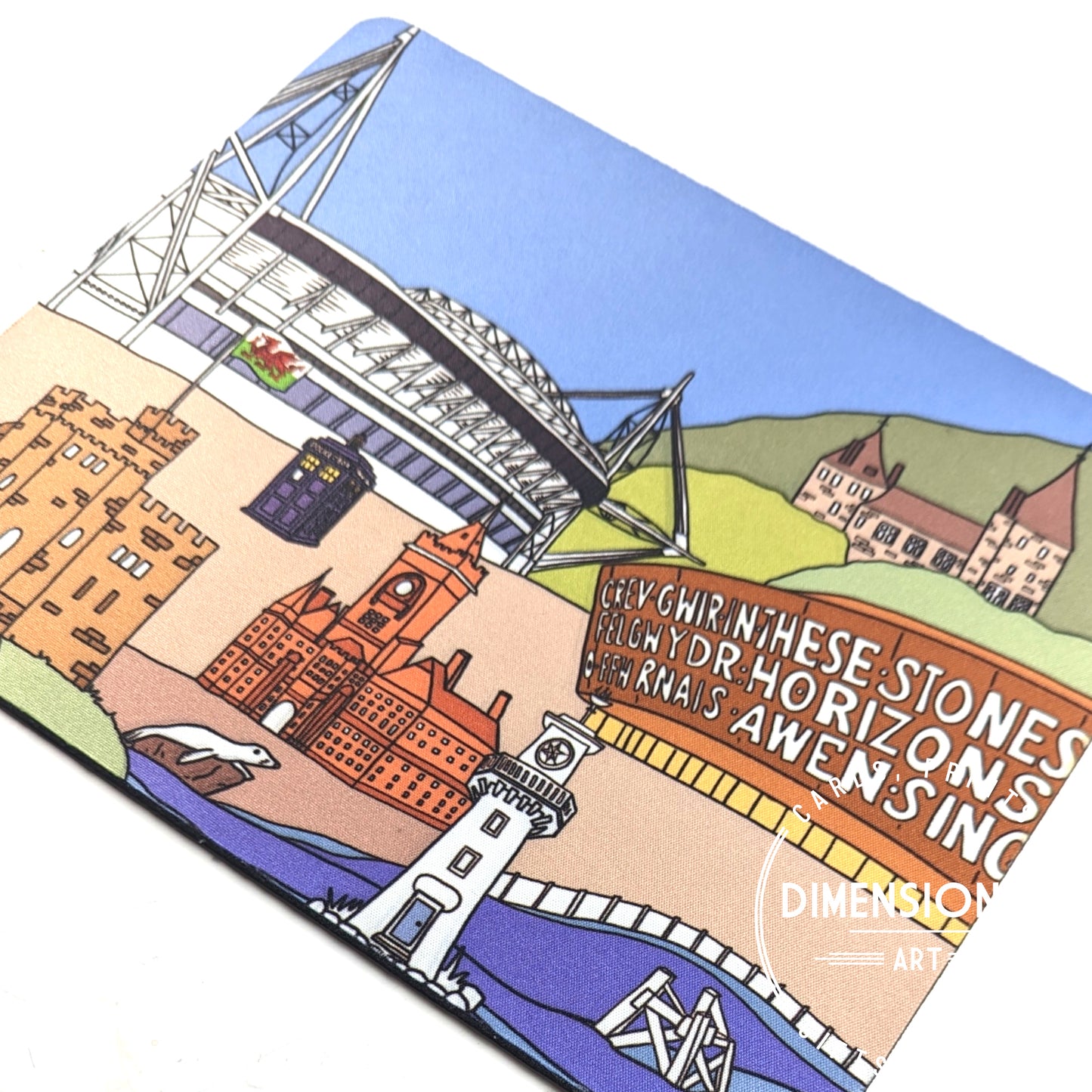 Cardiff Rectangle Mouse Mat