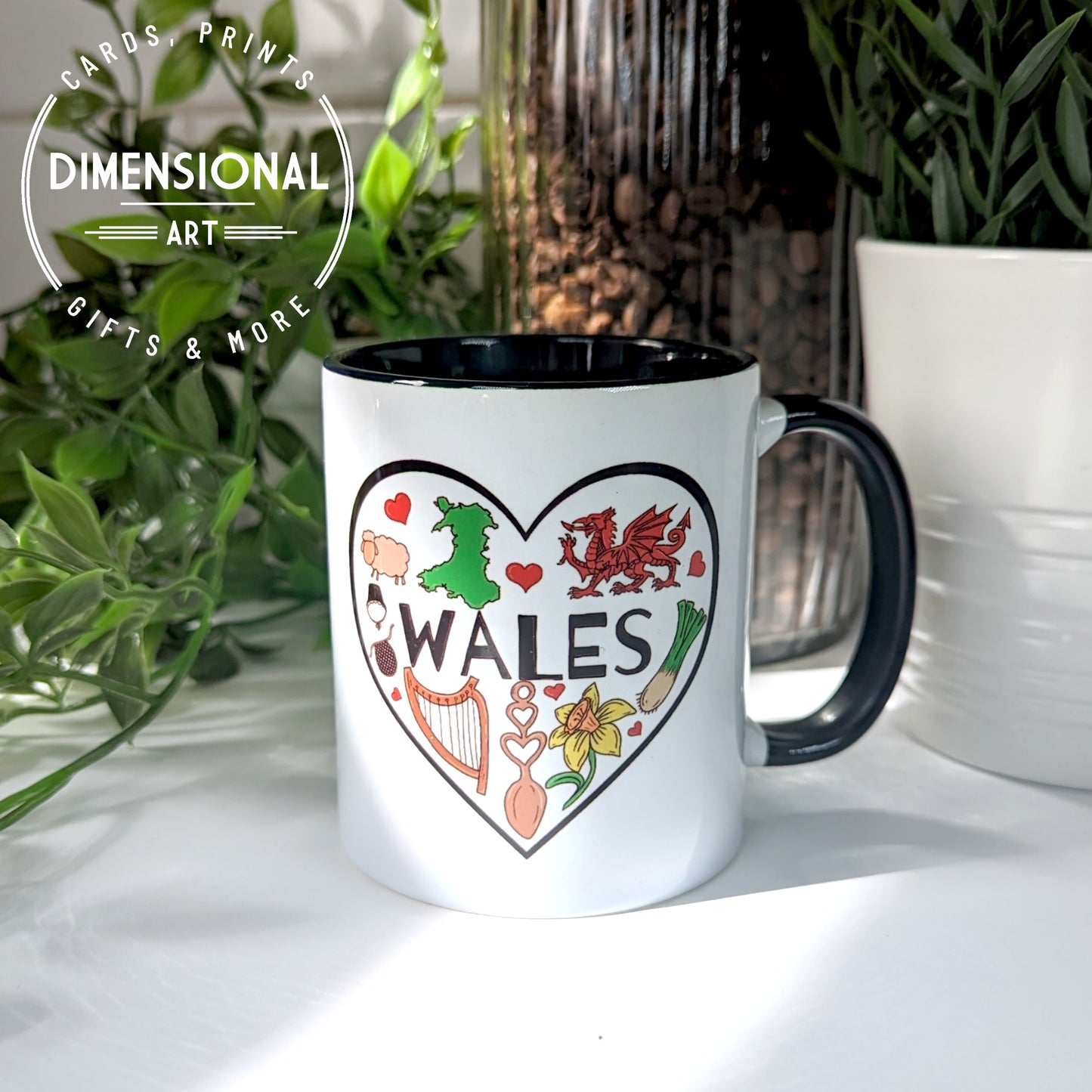 Wales Heart Mug