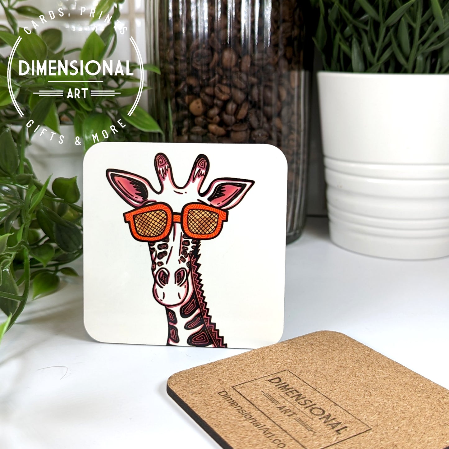 Giraffe Coaster (single)