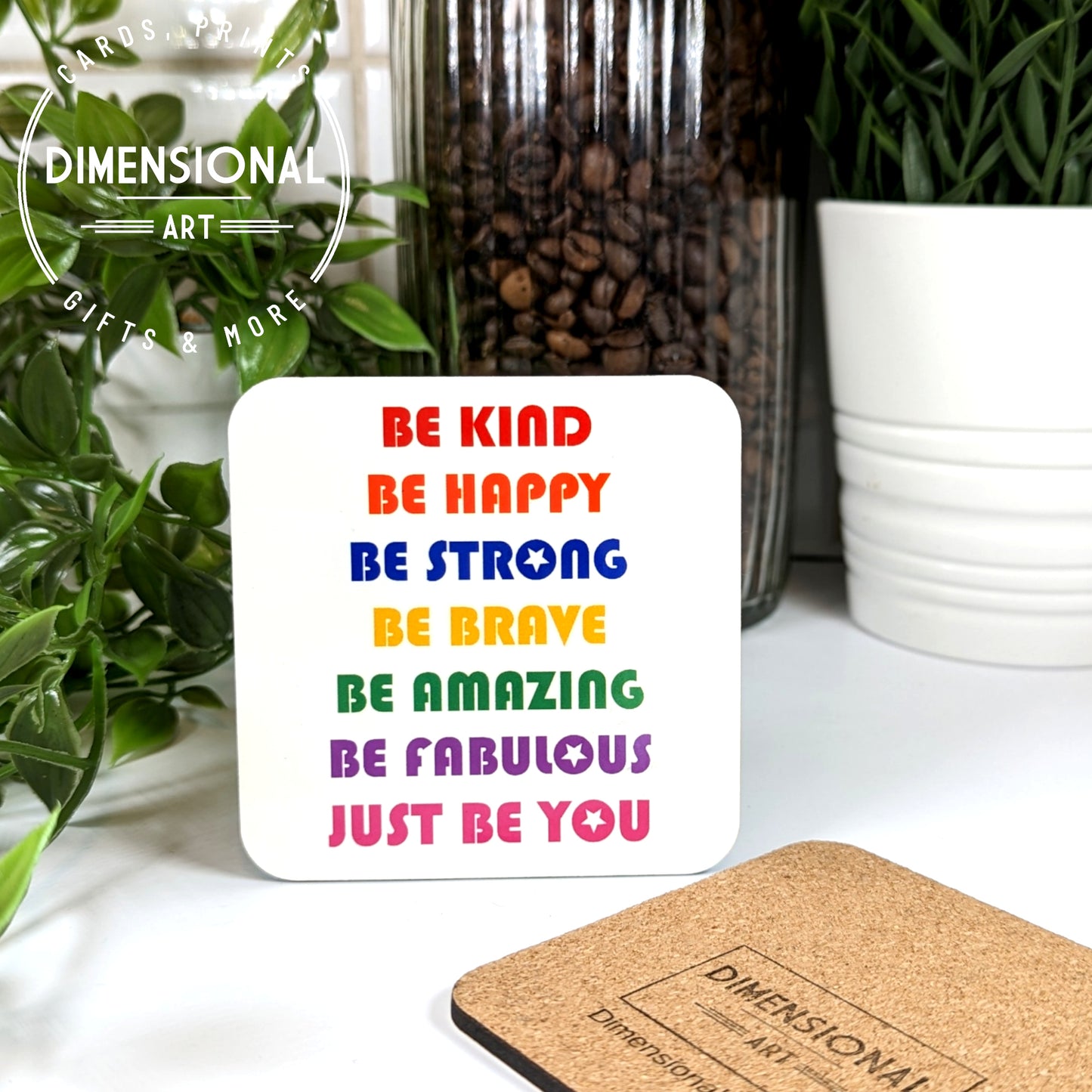 Just be you coaster (single)