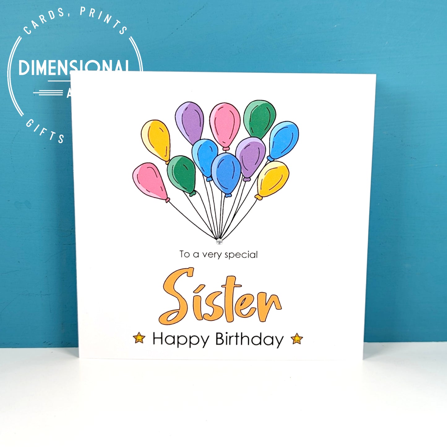 SISTER Birthday Card