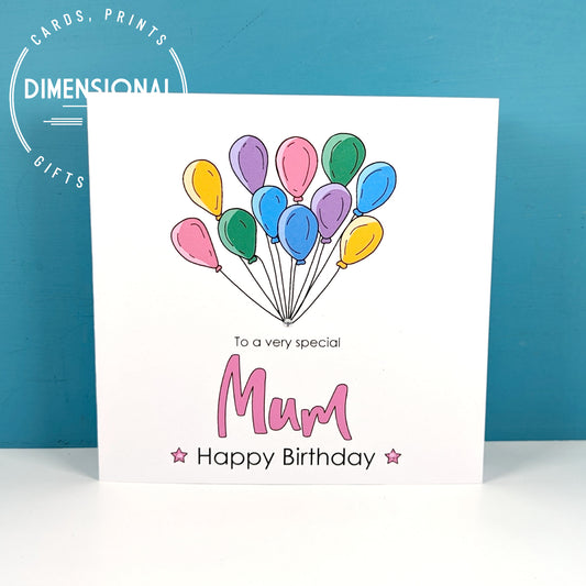 MUM Birthday Card
