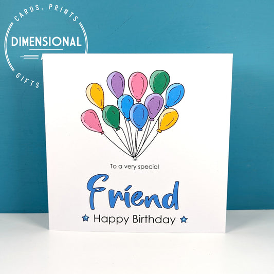 FRIEND Birthday Card