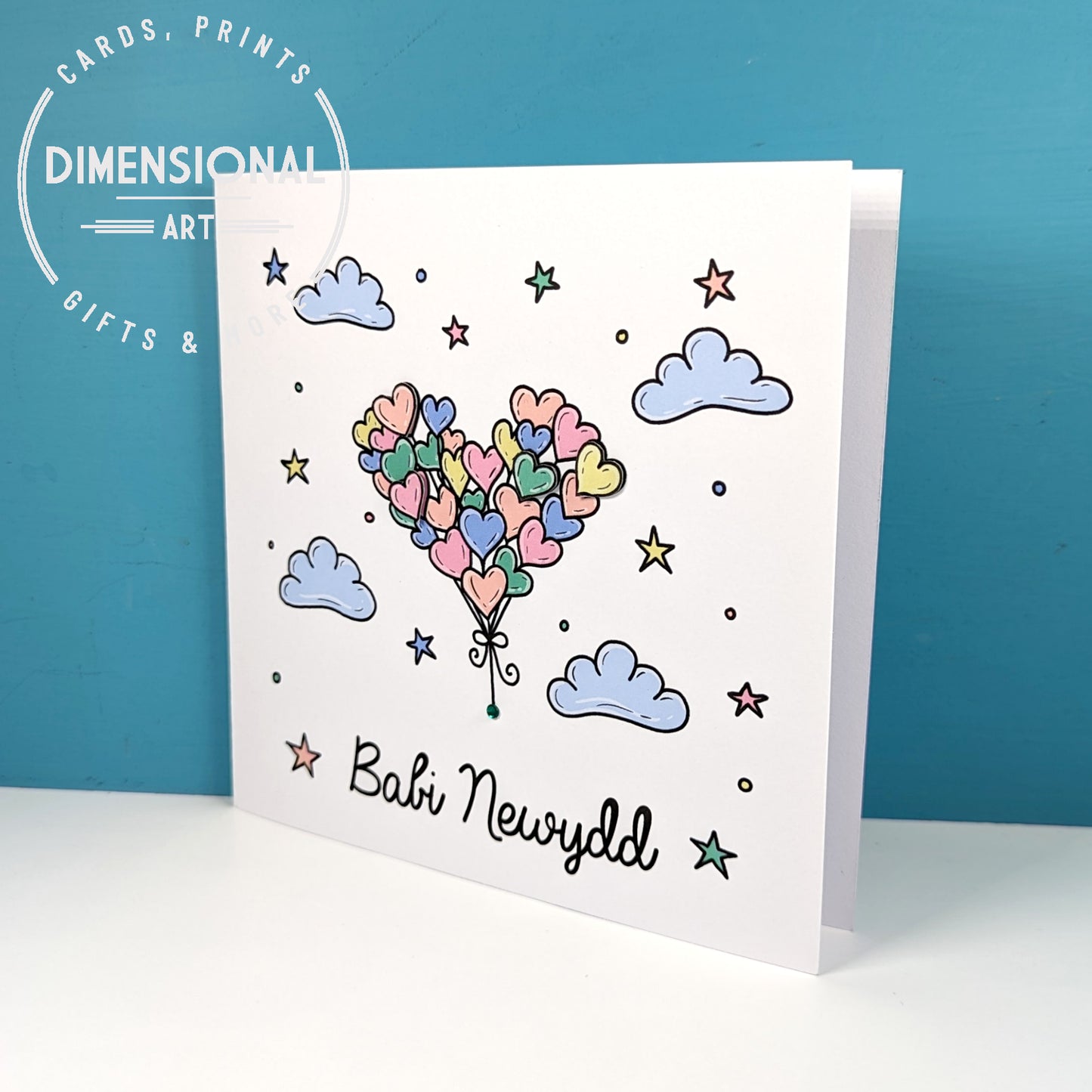 Babi Newydd (New Baby) New Baby Card - Welsh