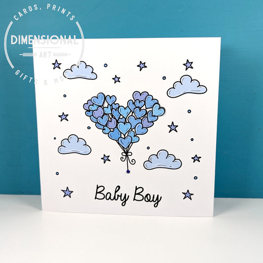 Baby Boy - New Baby Card