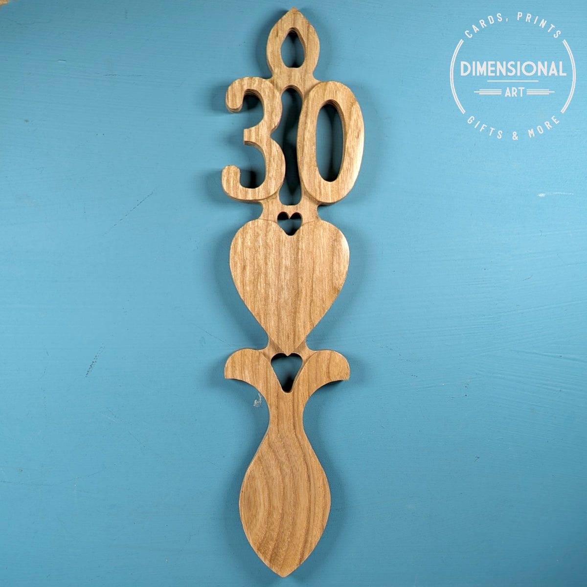 30th Dimensional 30th Lovespoon – Dimensional Art