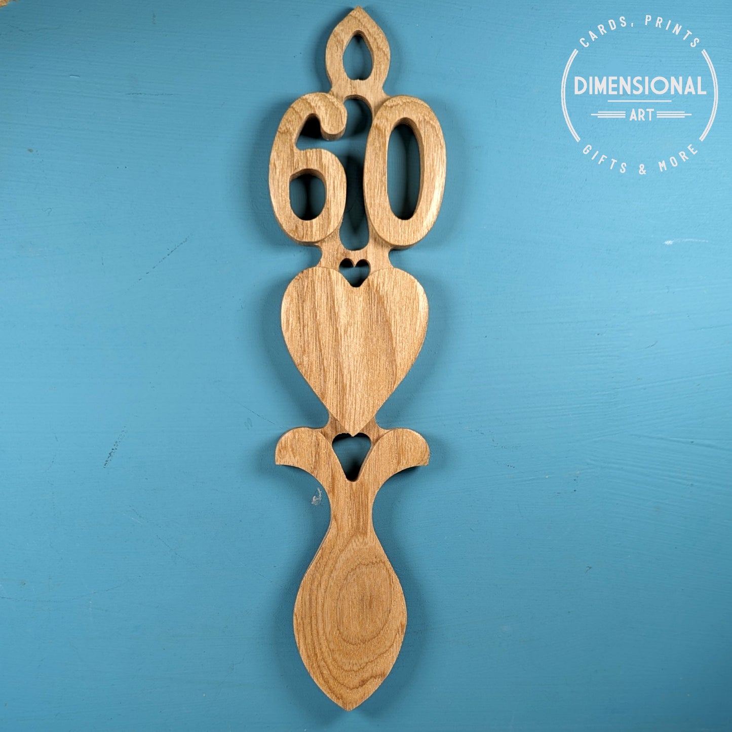 Personalised Number Lovespoon