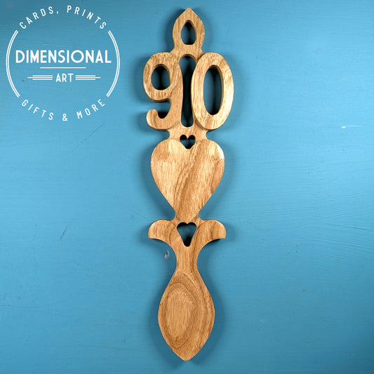 90th Lovespoon