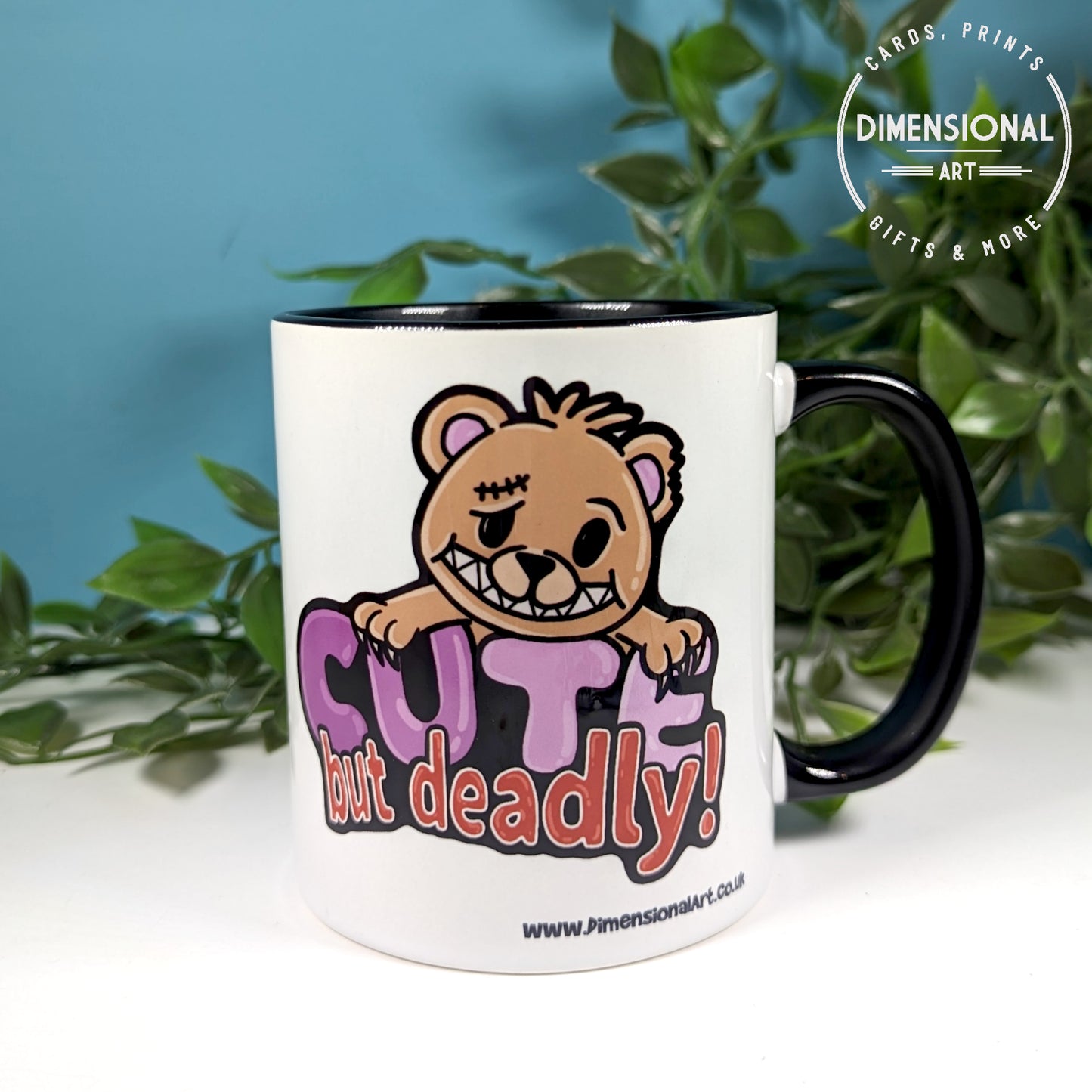 Cute but deadly bear Mug