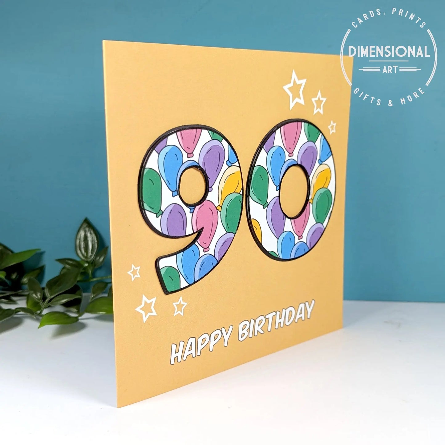 90th Birthday Card