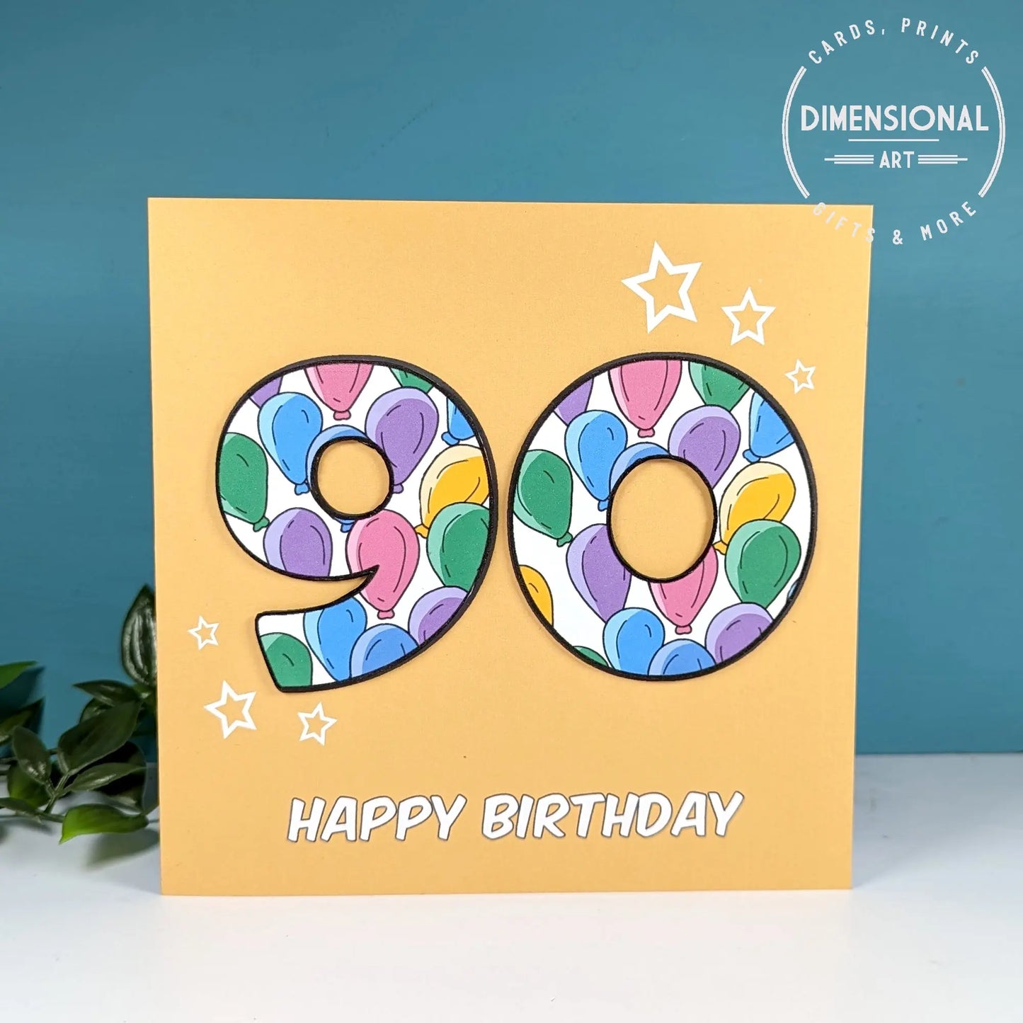 90th Birthday Card