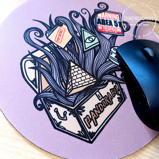 Pandora Box Round Mouse Mat