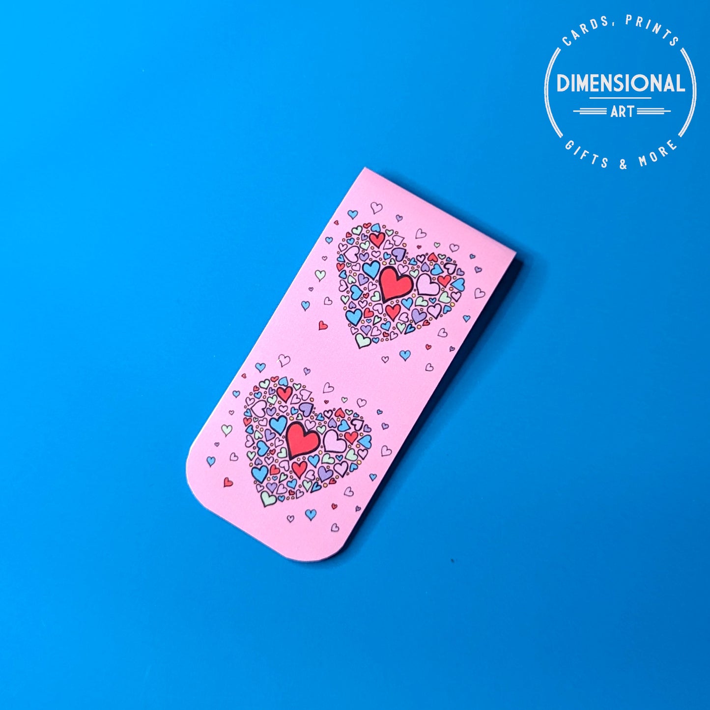 Hearts Magnetic Magnetic Bookmark