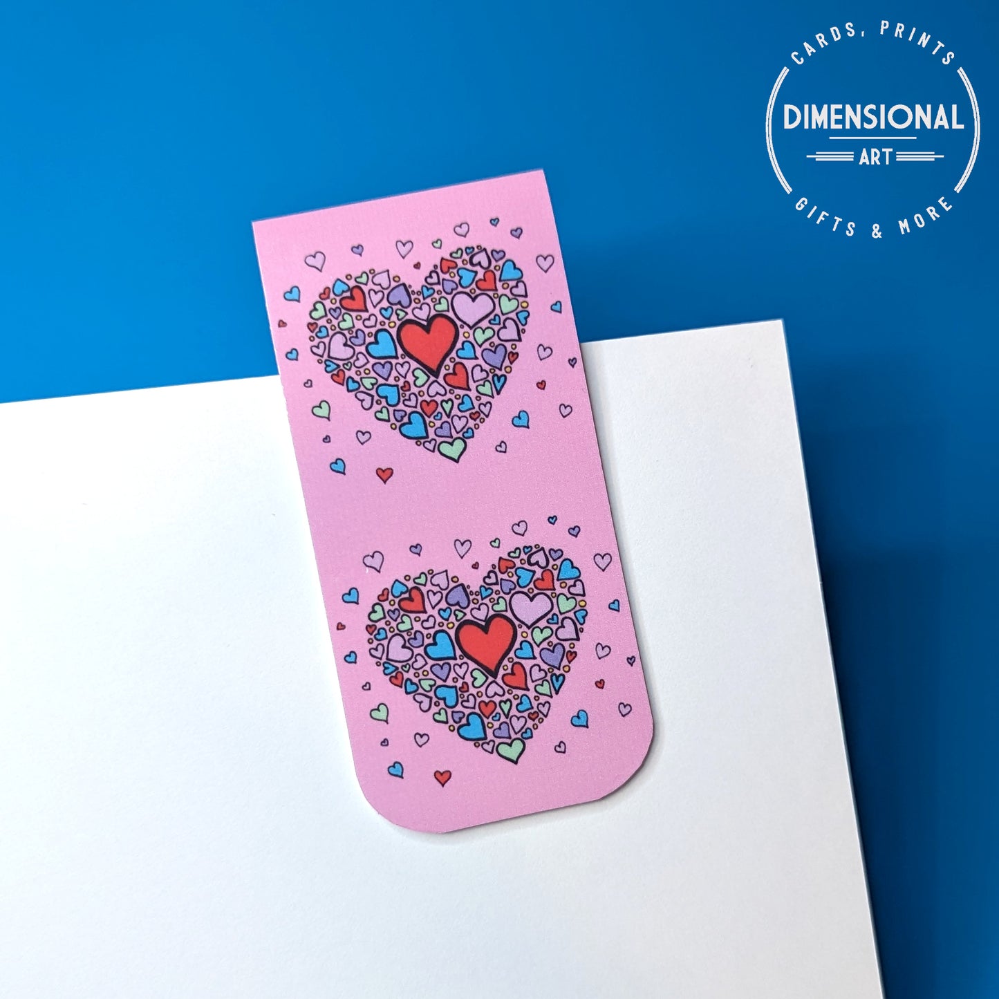 Hearts Magnetic Magnetic Bookmark