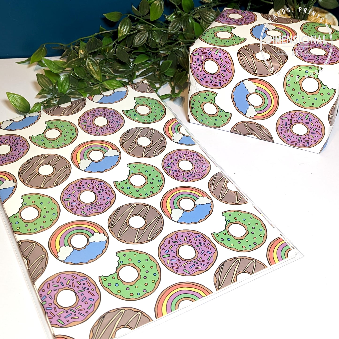 Donuts Gift Wrap and Tags (Wrapping Paper)