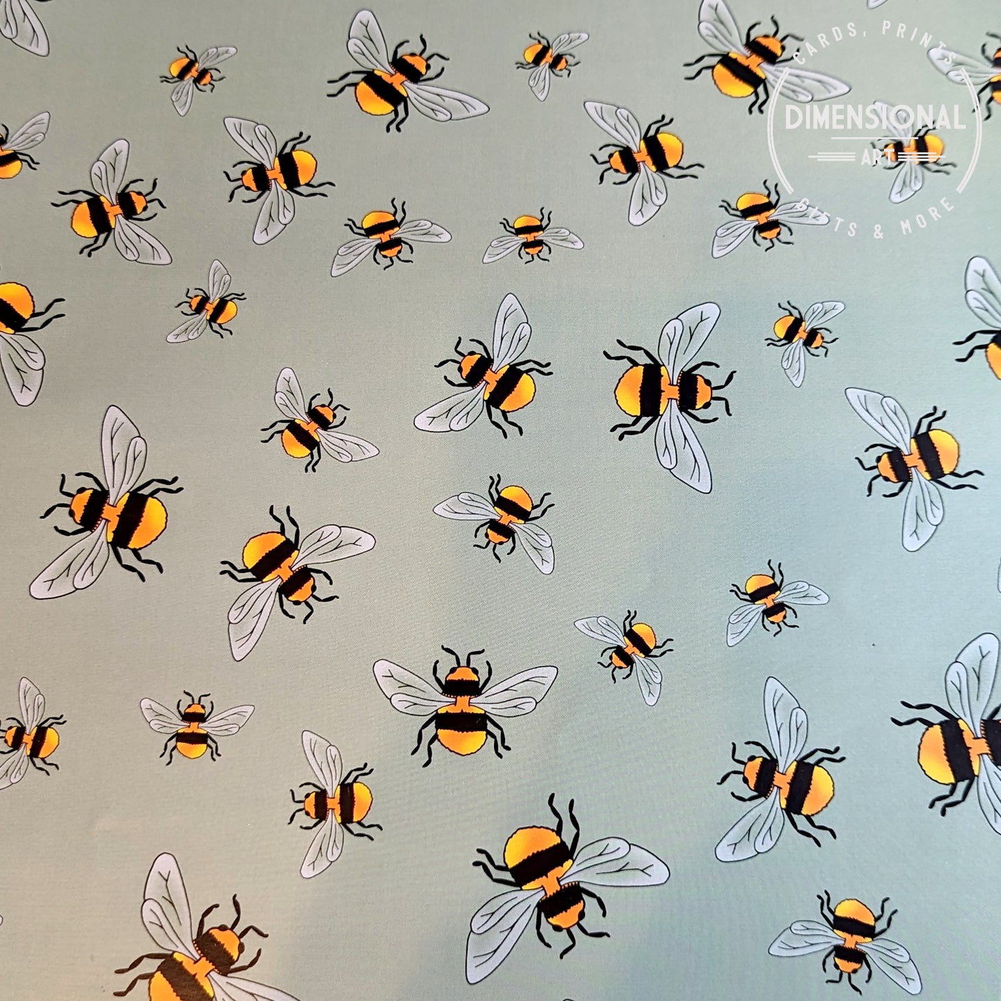 Bees Gift Wrap and Tags (Wrapping Paper)