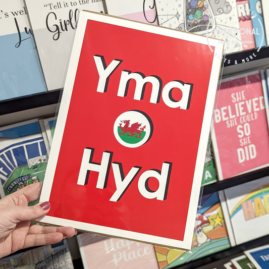Yma o Hyd A4 Print - Welsh