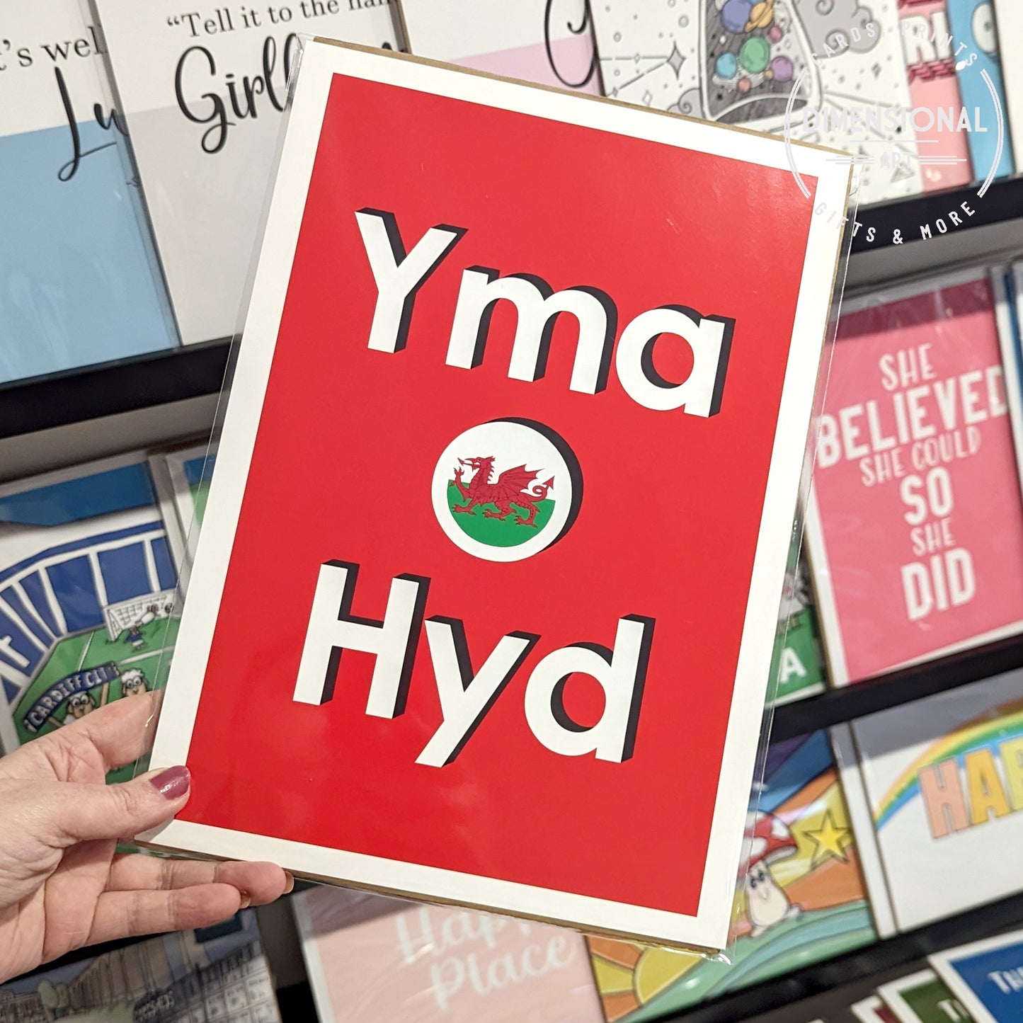 Yma o Hyd A4 Print - Welsh