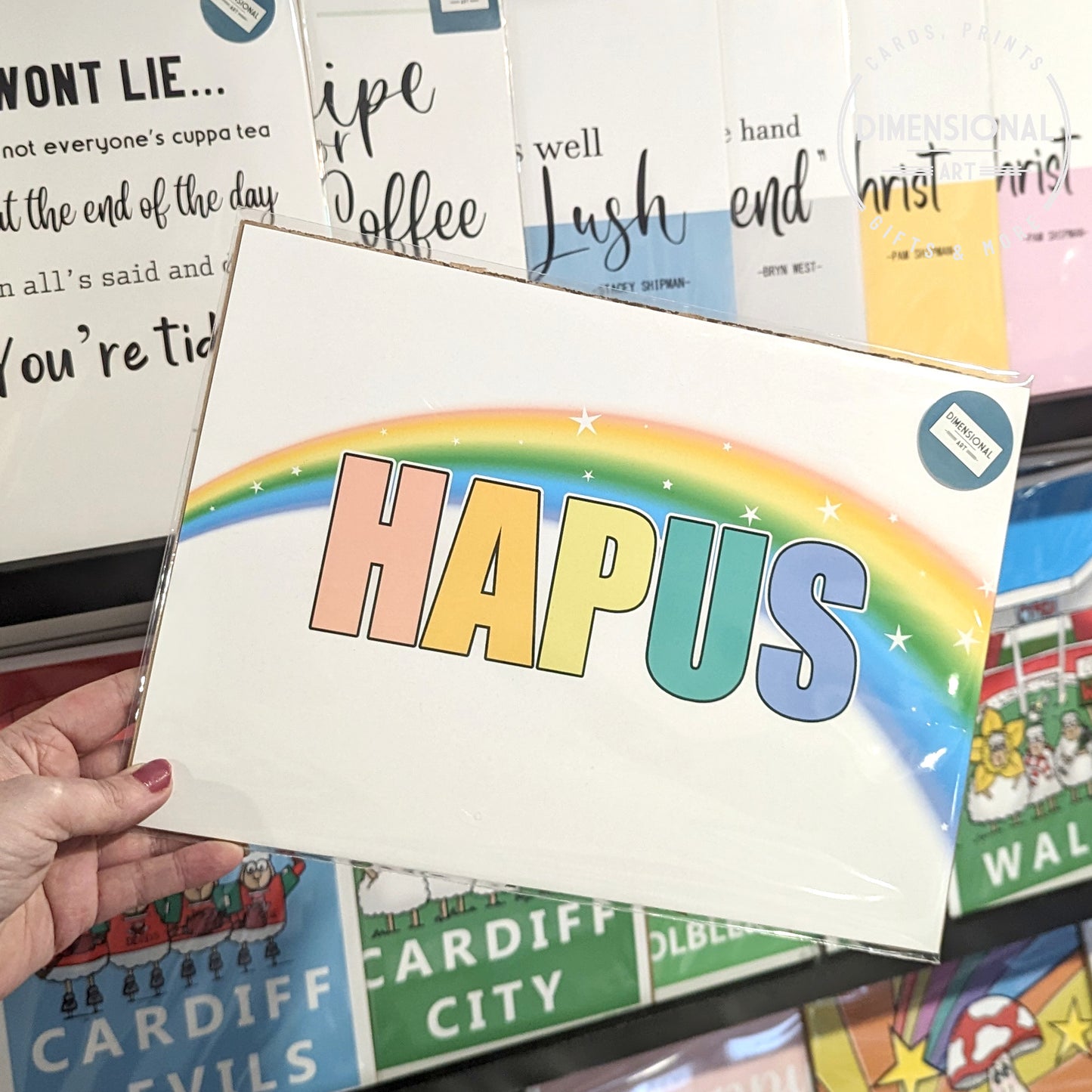 Hapus A4 Print - Welsh