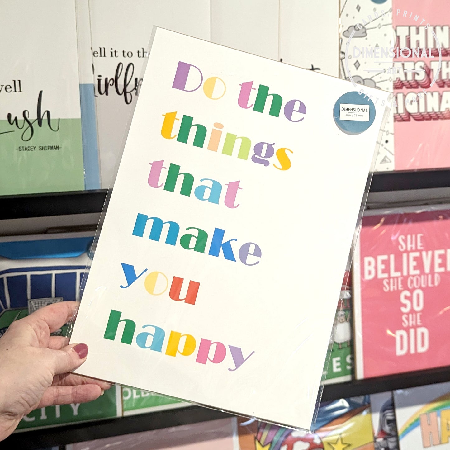 Make you Happy A4 Print