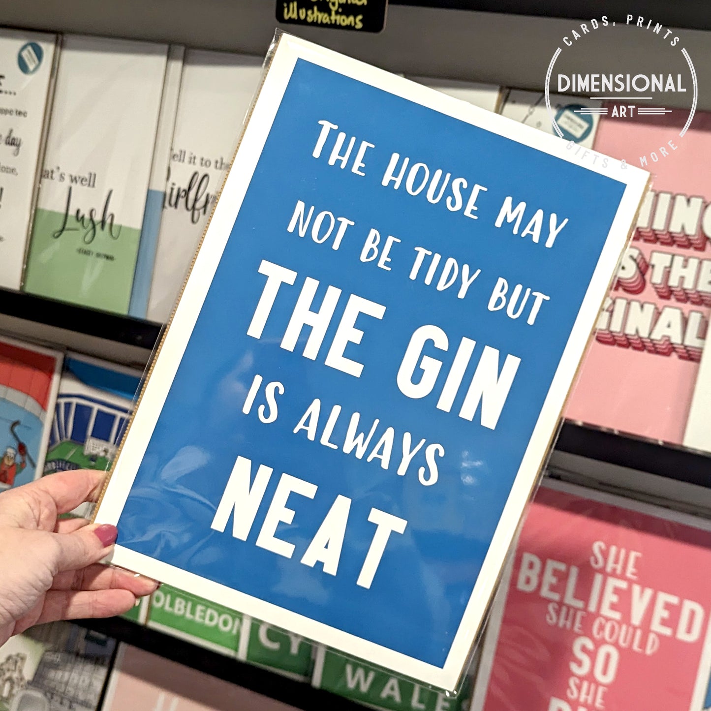 The Gin A4 Print