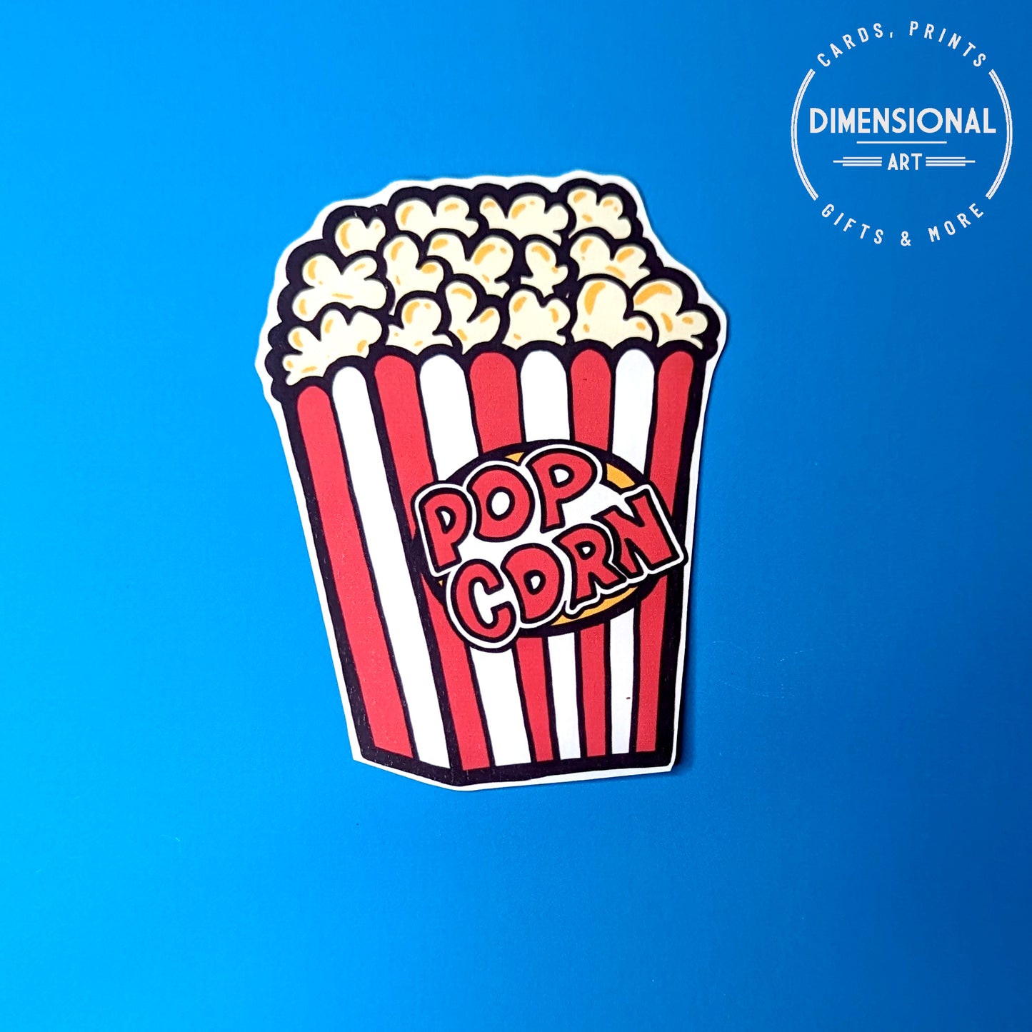 Popcorn Sticker – Dimensional Art