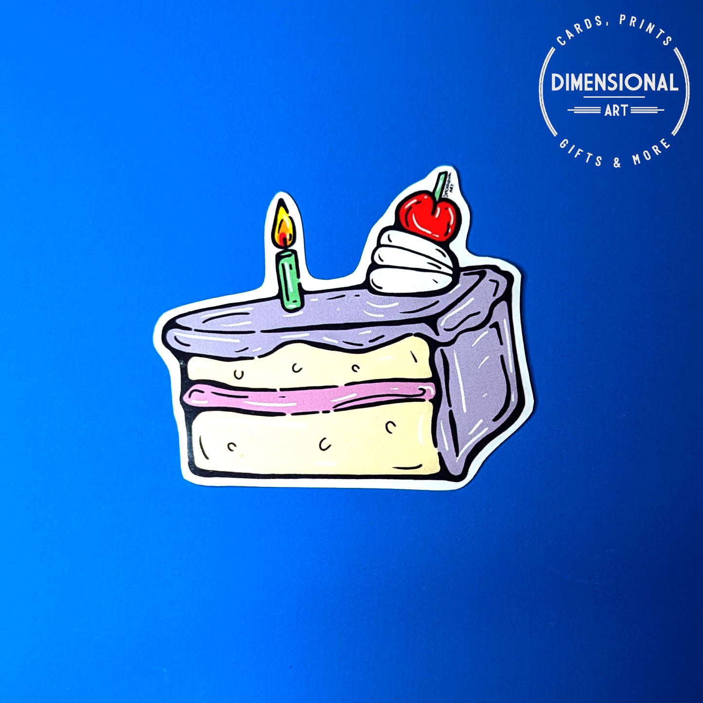 Birthday Cake Sticker