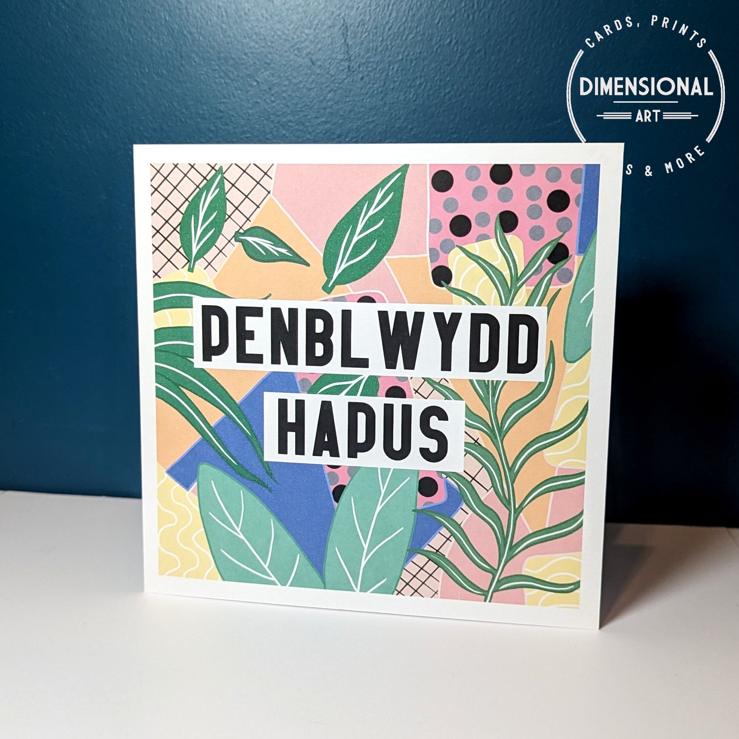 Jungle Penblwydd Hapus (Birthday Card) - Welsh Card