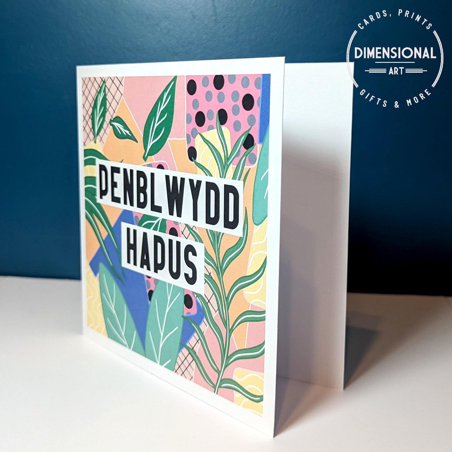 Jungle Penblwydd Hapus (Birthday Card) - Welsh Card