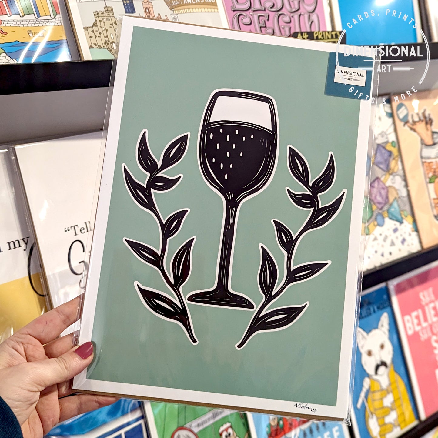 Wine A4 Print