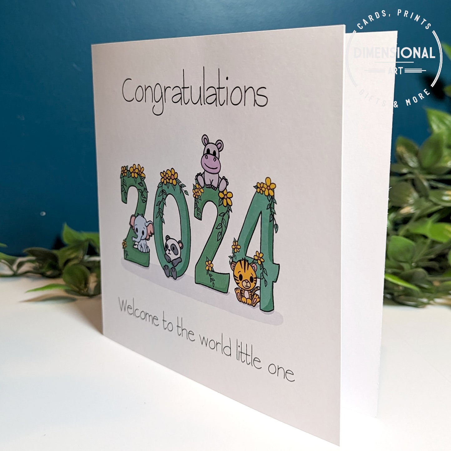 2024 Congratulate welcome to the world little one Card