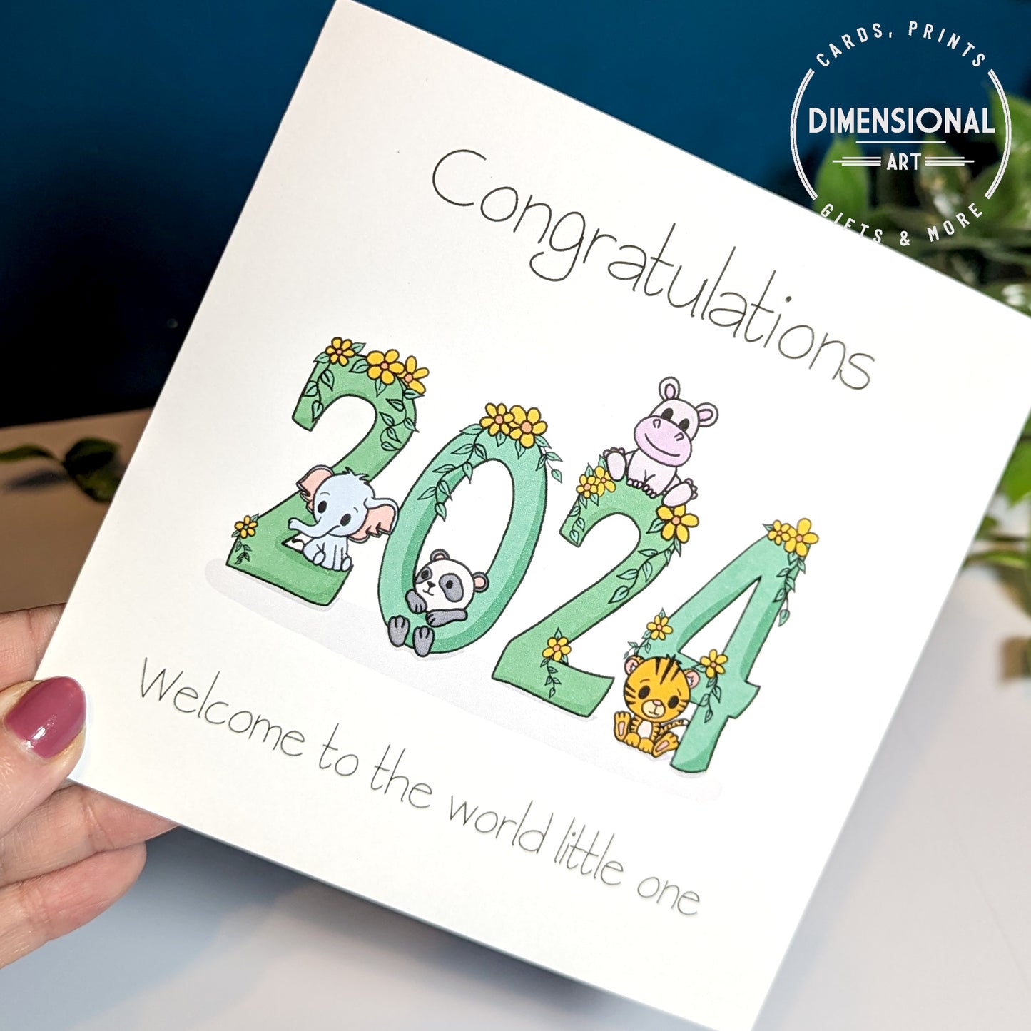 2024 Congratulate welcome to the world little one Card