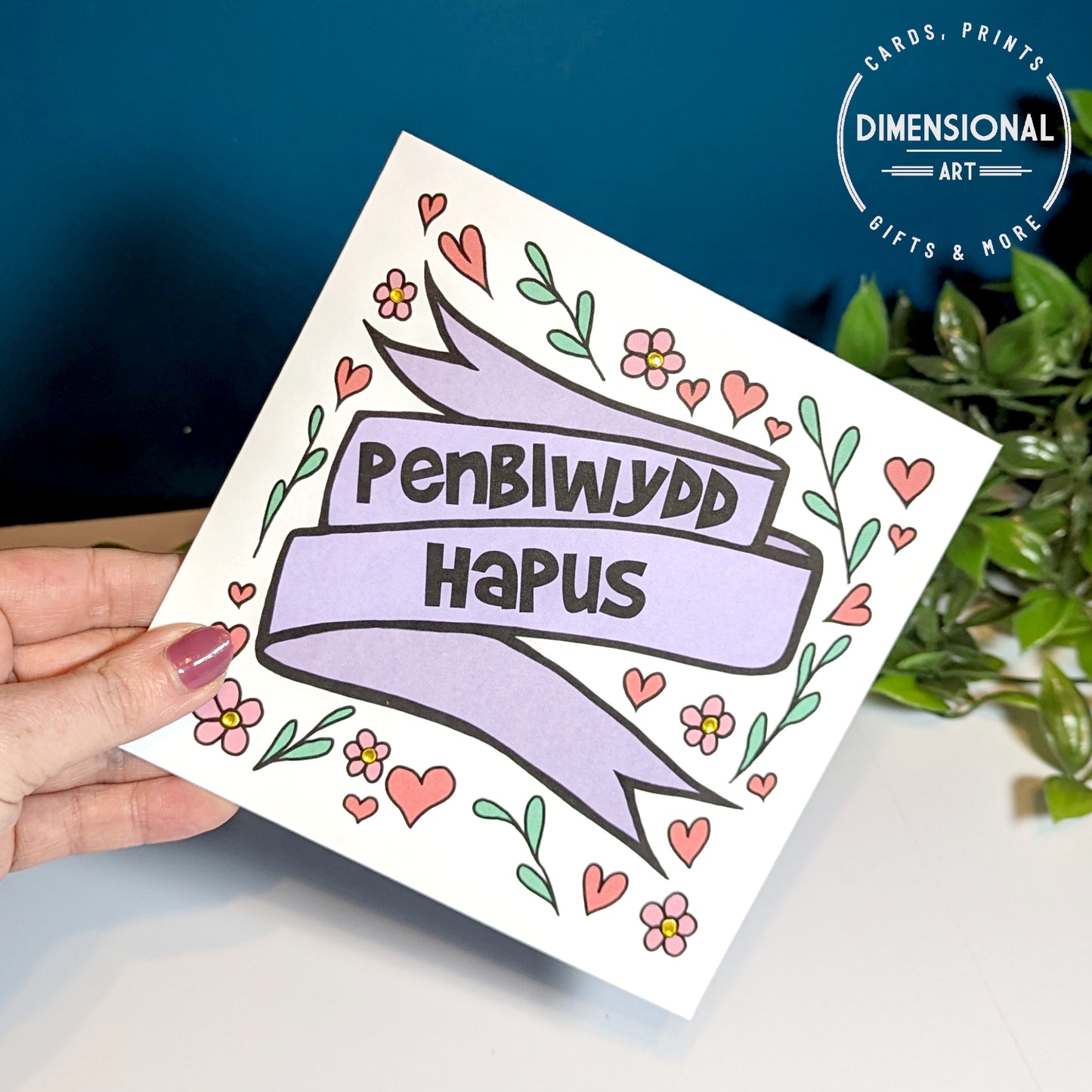 Penblwydd Hapus (Birthday Card) Welsh Card