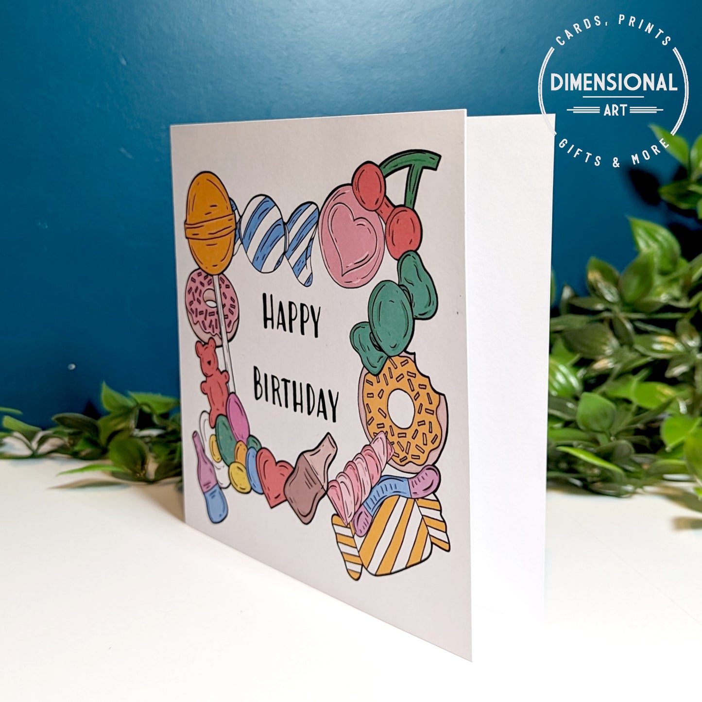 Sweets candy Birthday Card