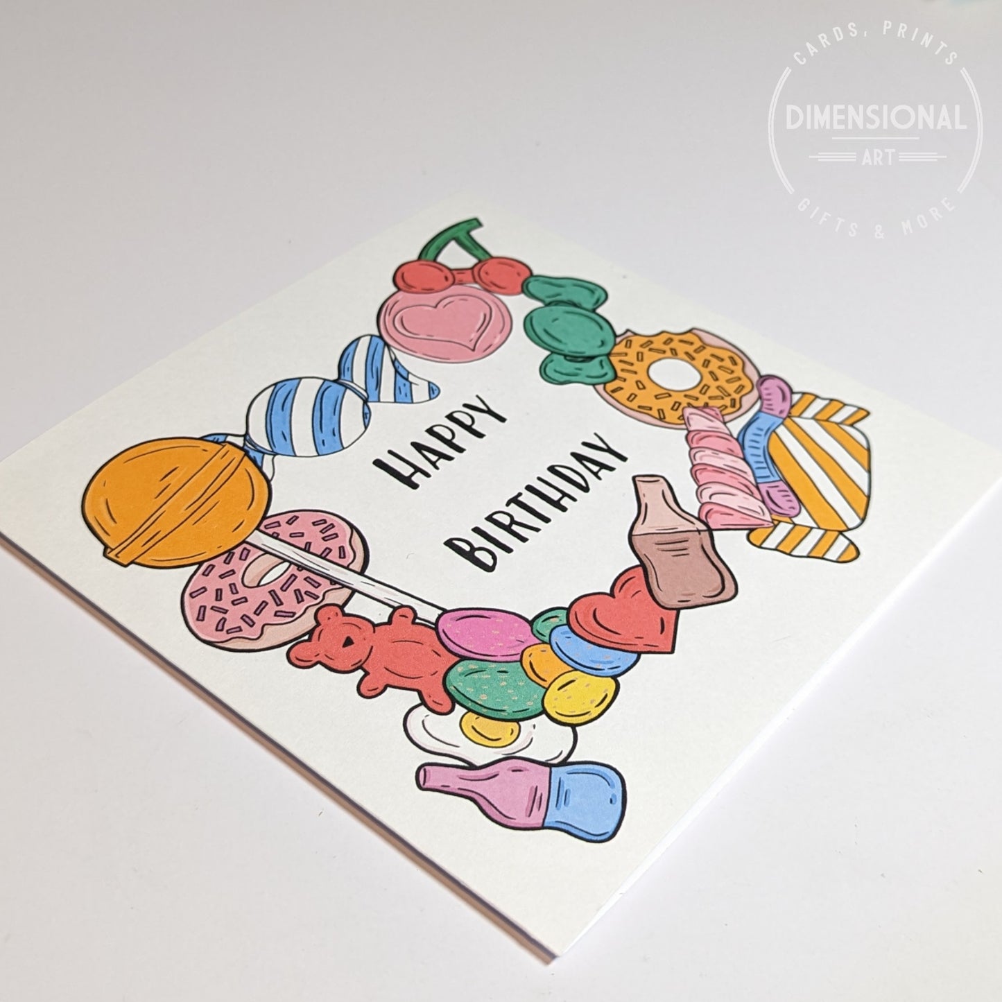 Sweets candy Birthday Card